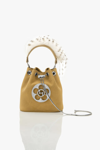 OH Quill Poppi Bucket Bag in Fawn brown