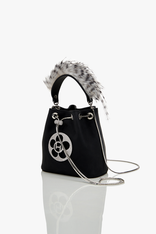 OH Quill Poppi Bucket Bag in Mystic Noir