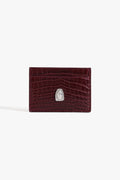 KOKO Crimson Croc Card Holder