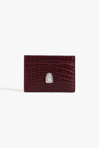 KOKO Crimson Croc Card Holder