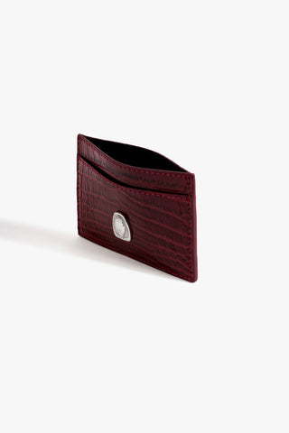 KOKO Crimson Croc Card Holder