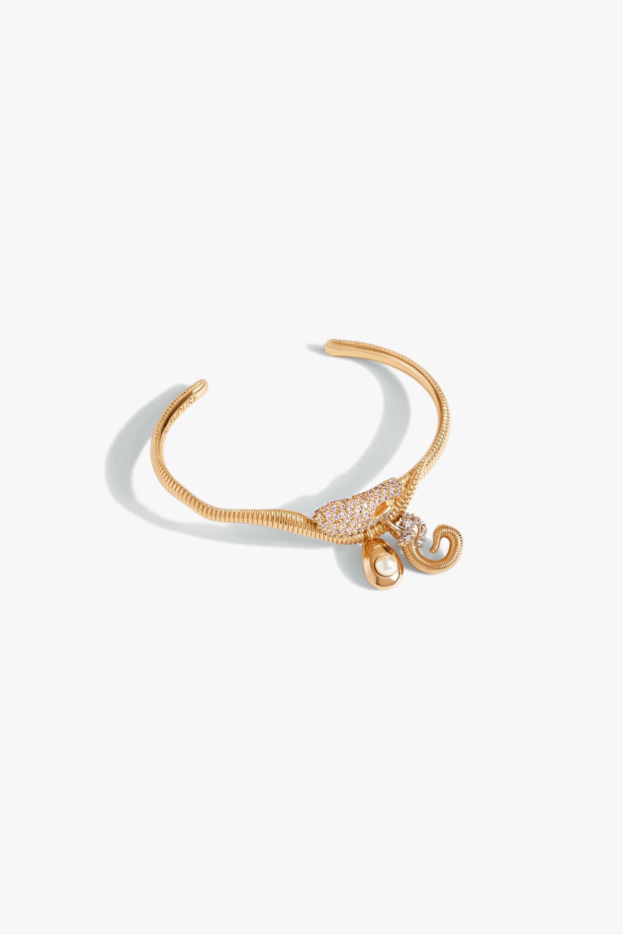 KOKO Alphabet Cuff in Rosé
