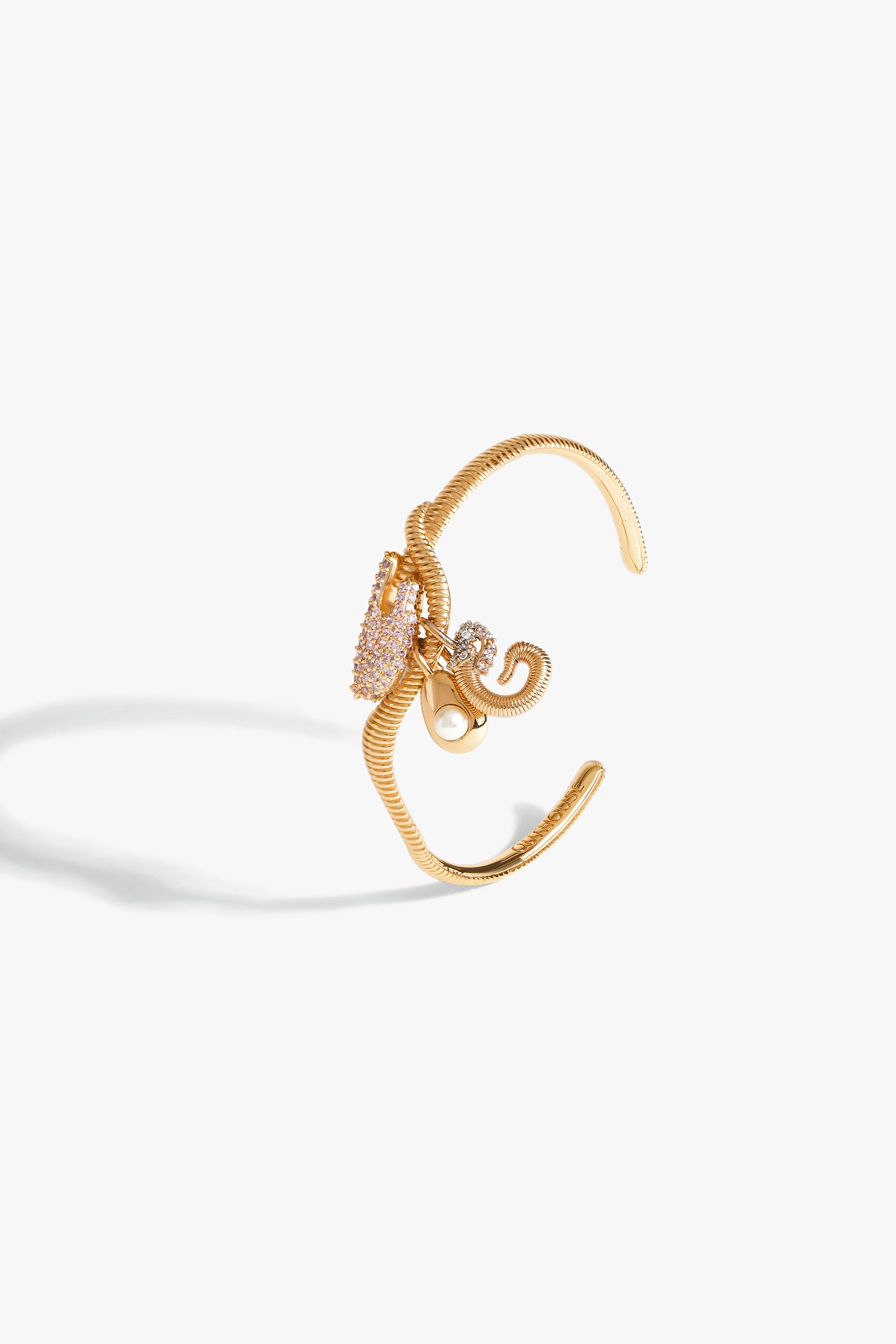 KOKO Alphabet Cuff in Rosé
