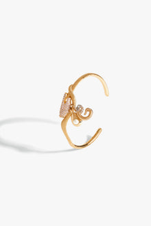 KOKO Alphabet Cuff in Rosé