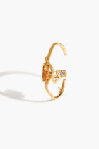 KOKO Alphabet Cuff in Amber