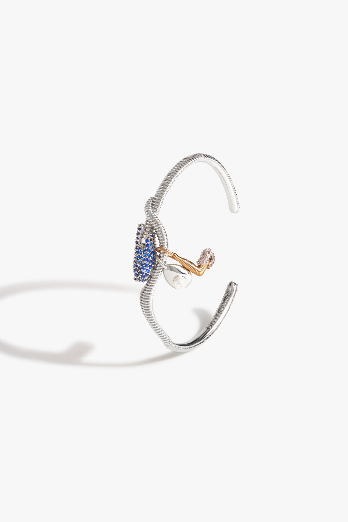 KOKO Alphabet Cuff in Blue Mist
