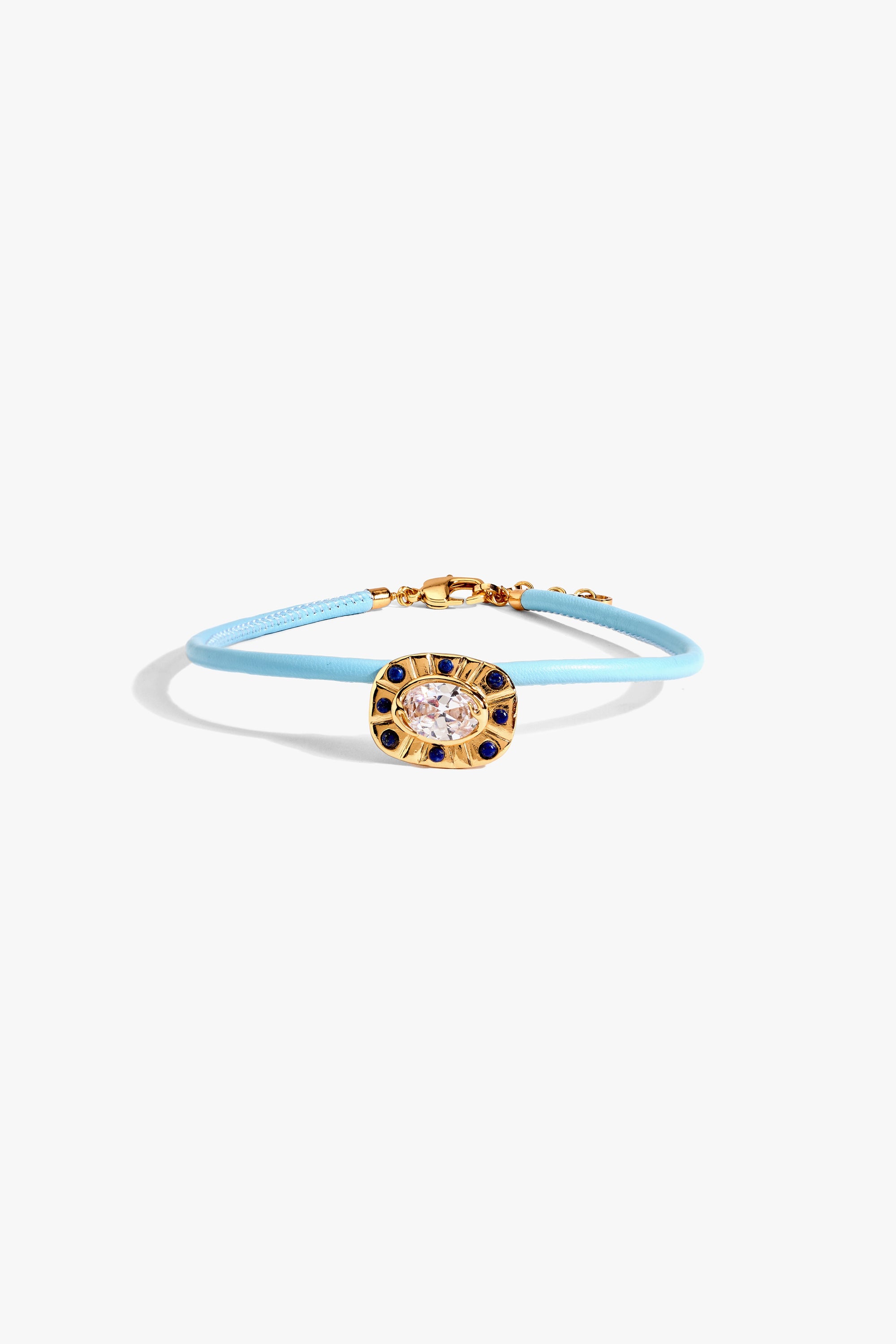 The Confessions Choker in Icy Blue