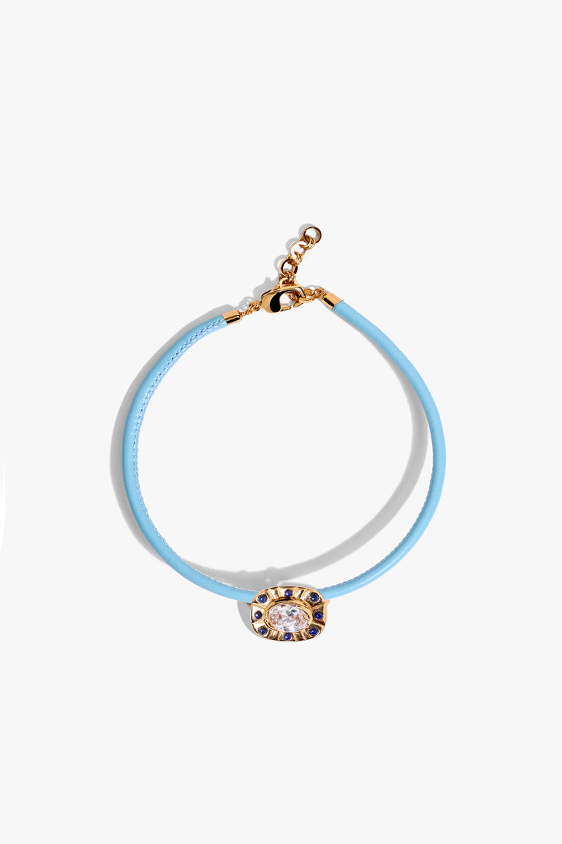 The Confessions Choker in Icy Blue