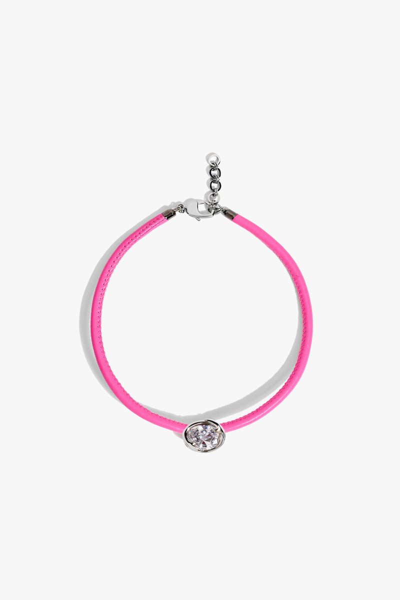 The Confessions Choker in Pink Spritz
