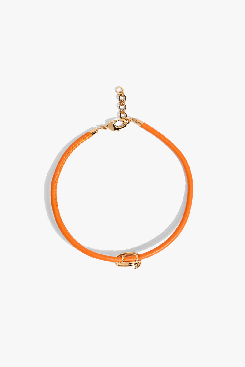 The Confessions Choker in Sunset Orange
