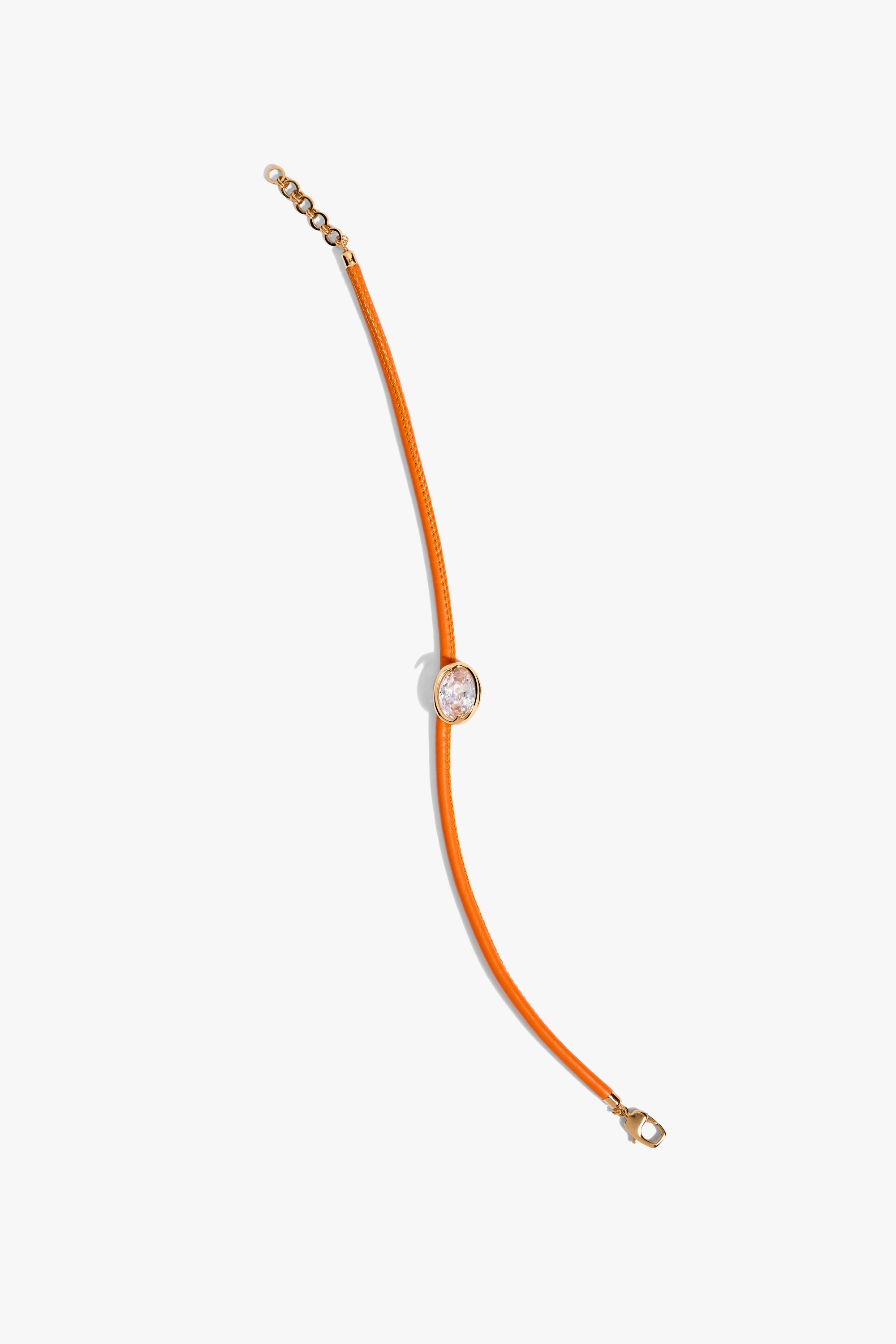 The Confessions Choker in Sunset Orange