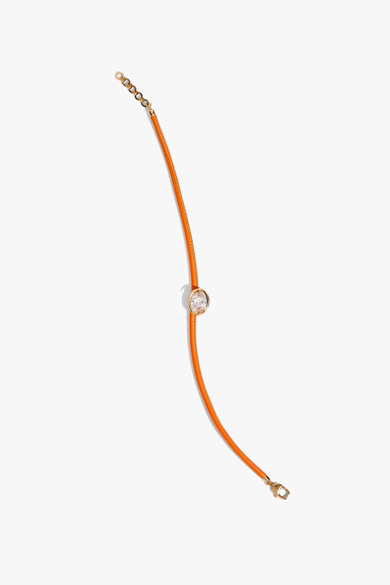 The Confessions Choker in Sunset Orange