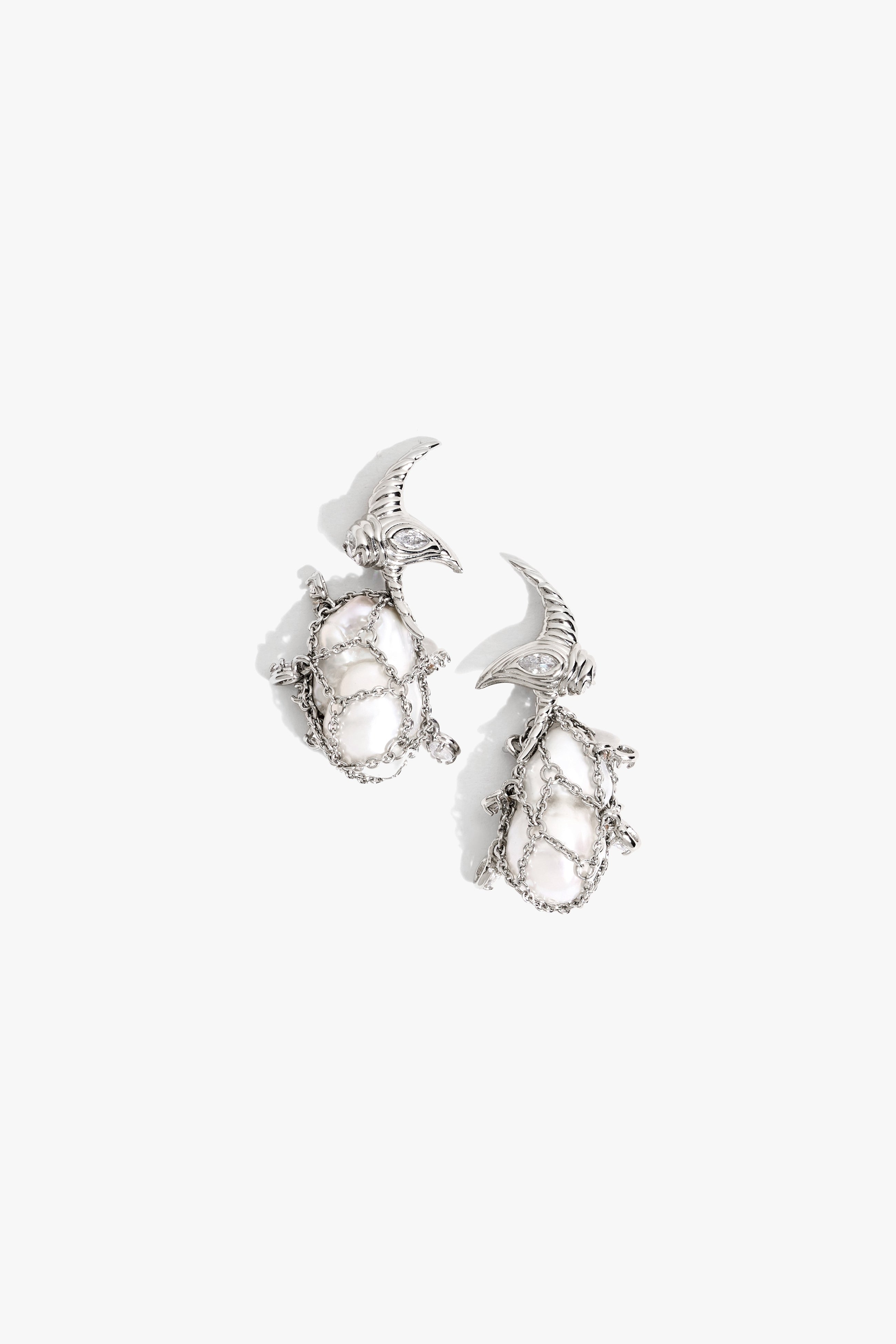 Silver SIren Drop Earrings