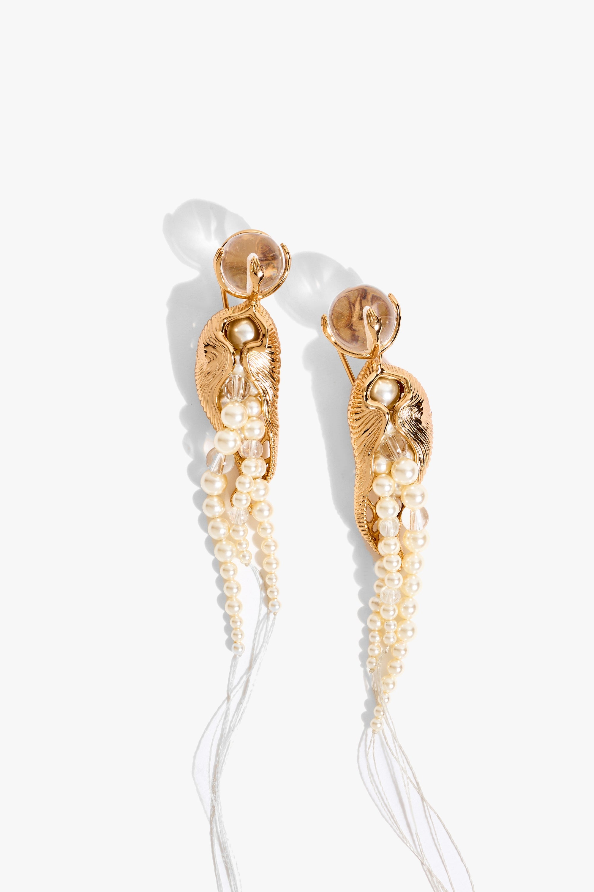 Nautilus Fringe Earrings