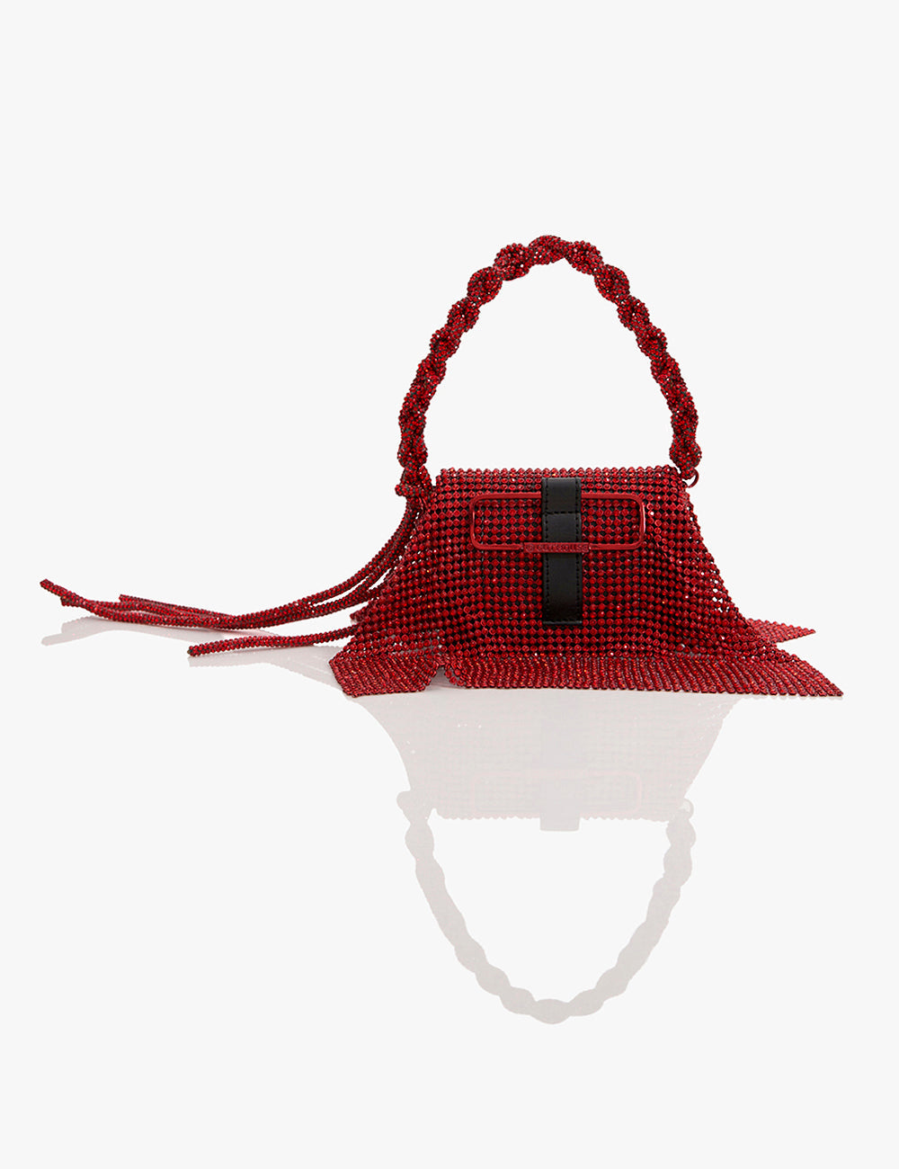 Buy Promiscuous Red Crystal Furbie Handbag Online for