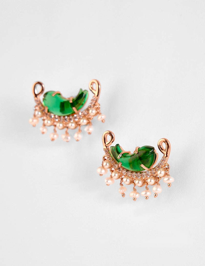 handcrafted stud earrings