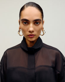 Seanymph Arc Hoop Earrings