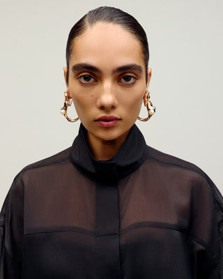 Seanymph Arc Hoop Earrings