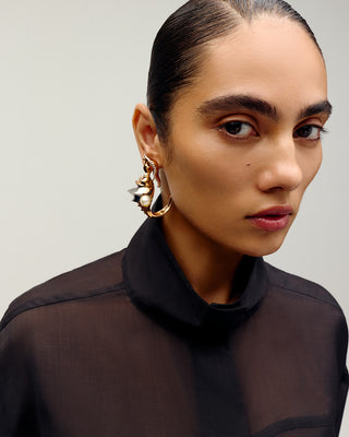Seanymph Arc Hoop Earrings