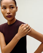 Seanymph Dual Tone Arc Ring
