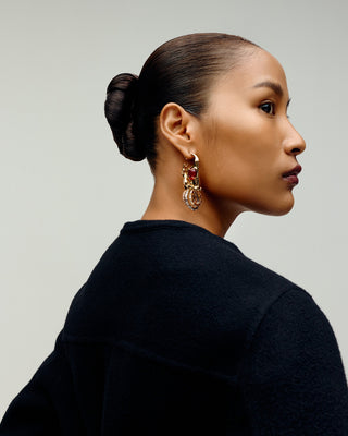 Koko Sigil Crimson Earrings