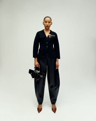 The Koko Runway Klutch in Cosmos Black