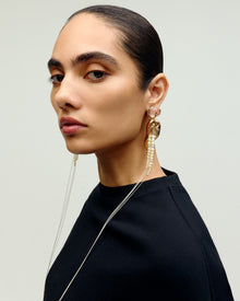 Nautilus Fringe Earrings