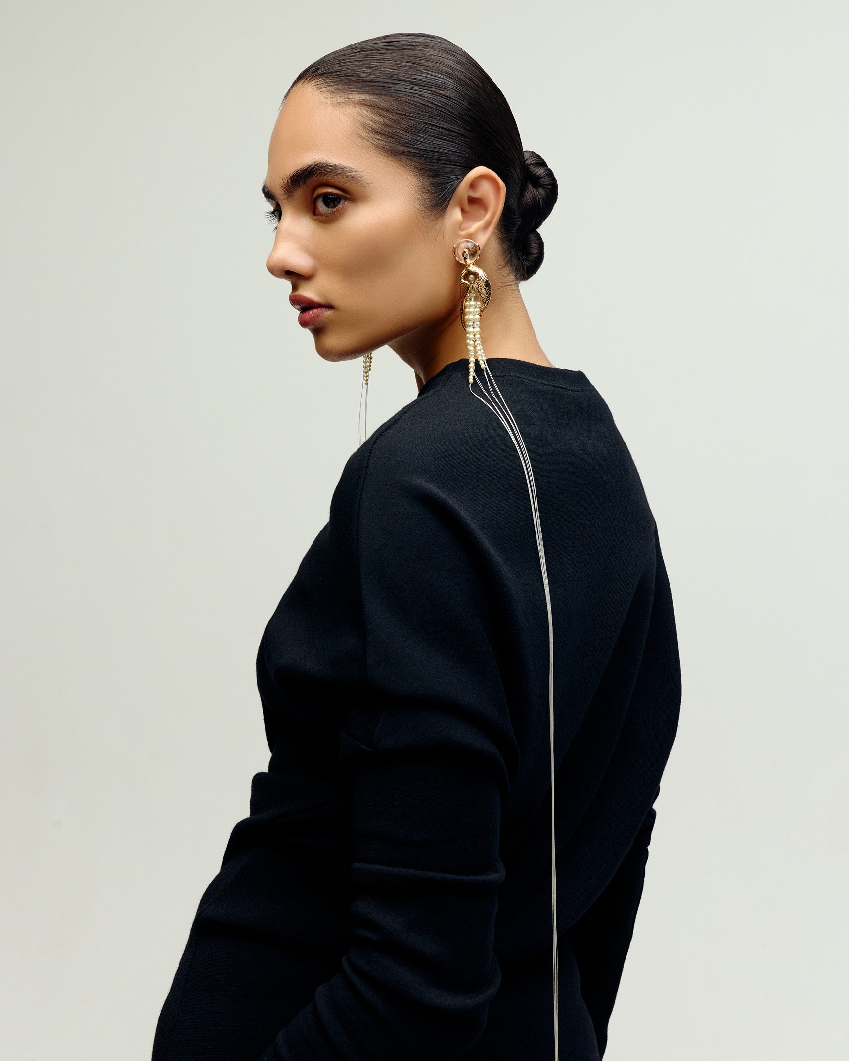 Nautilus Fringe Earrings