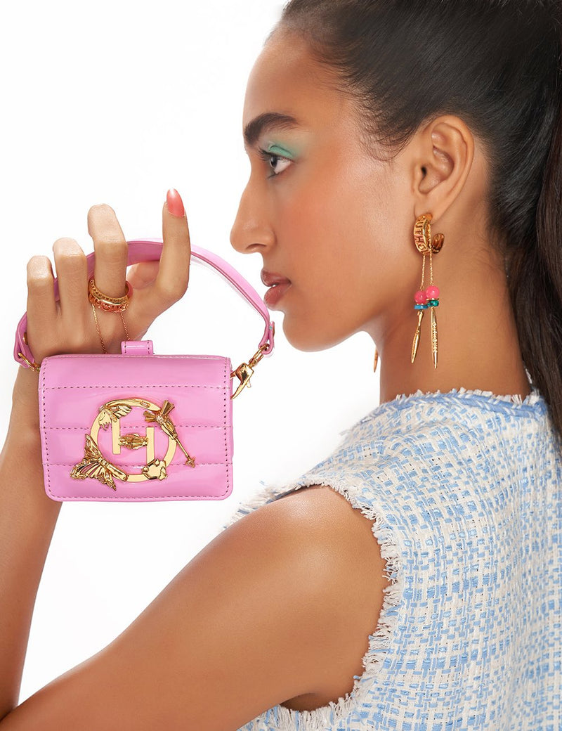 OH V Furbie Handbag in Taffy Pink