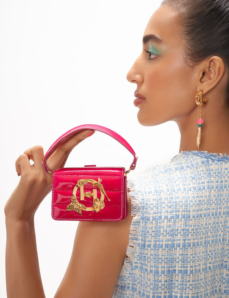 OH V Furbie Handbag in Gina Pink