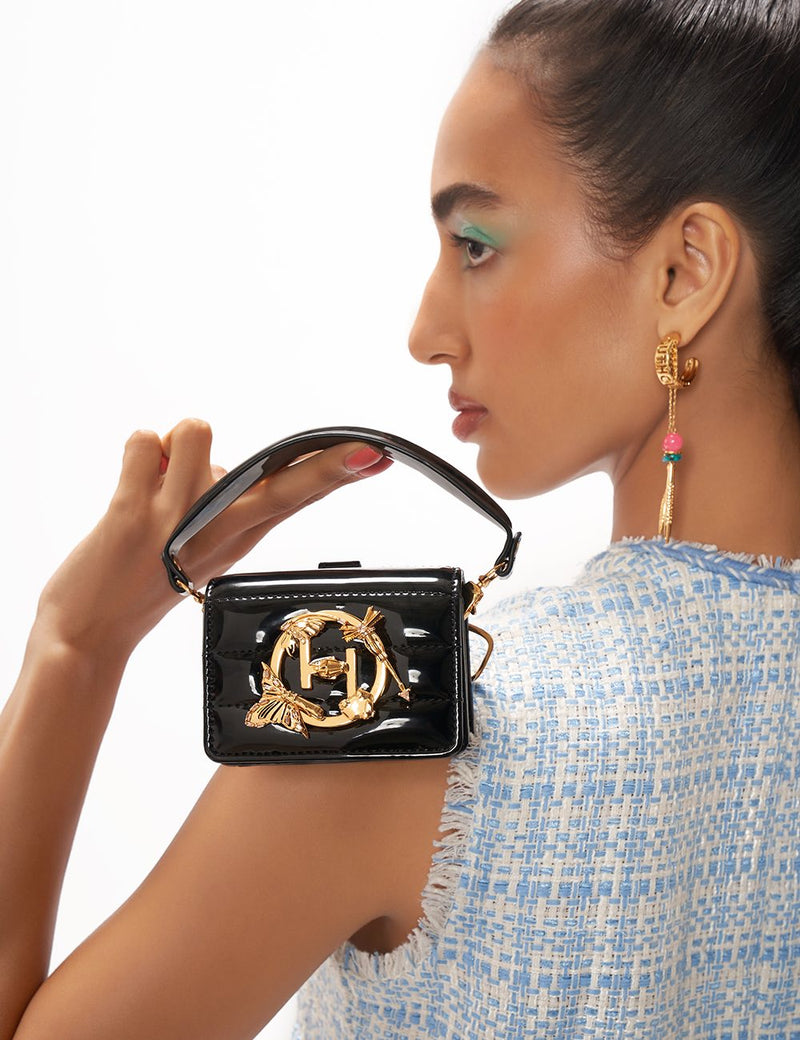 OH V Furbie Handbag in Midnight