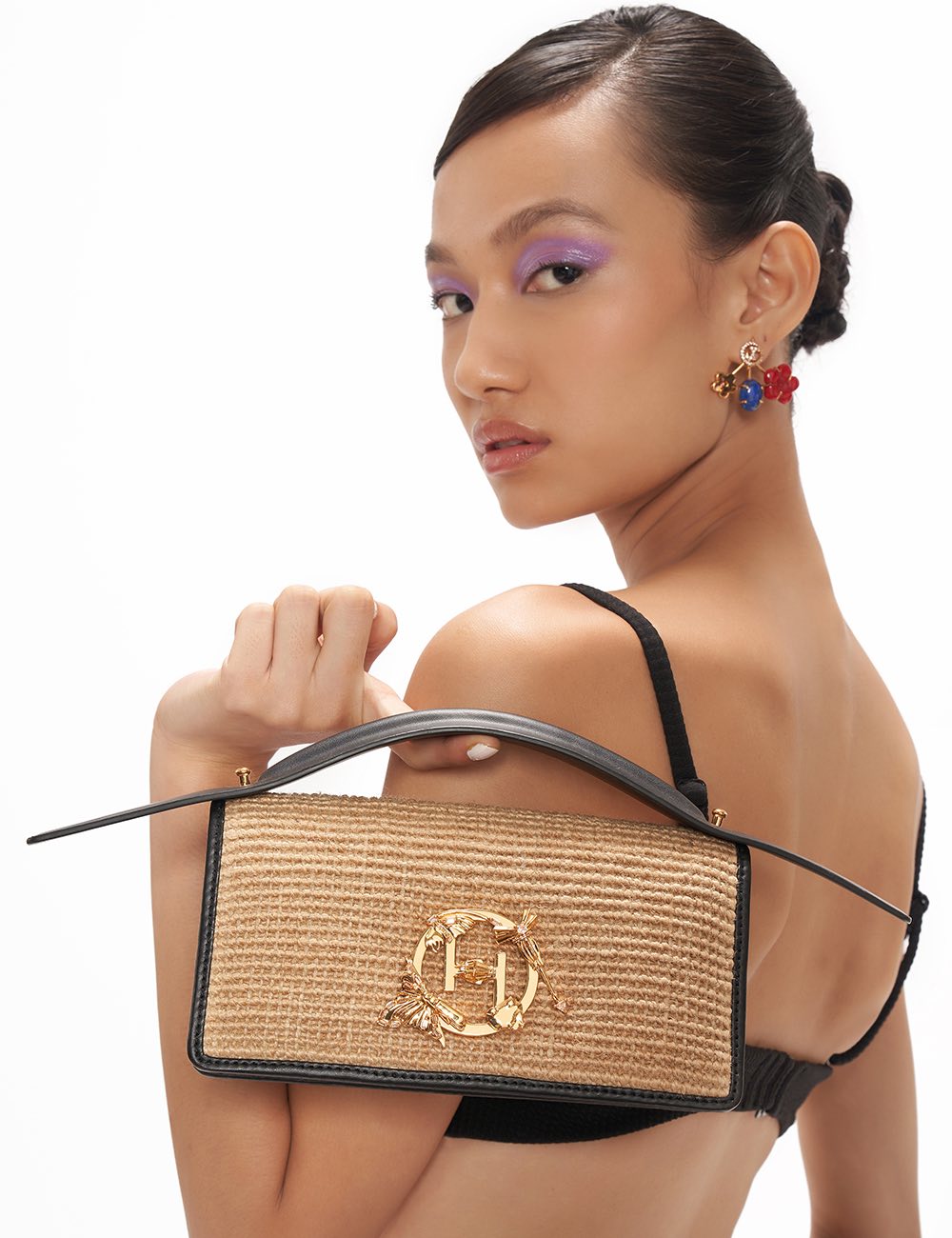 The OH V Paparazzi Handbag in Jute