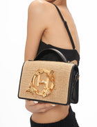 The Midi Disco Handbag in Jute
