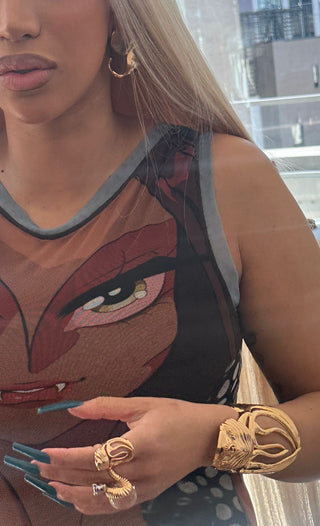 Cardi B In Koko Statement Ring
