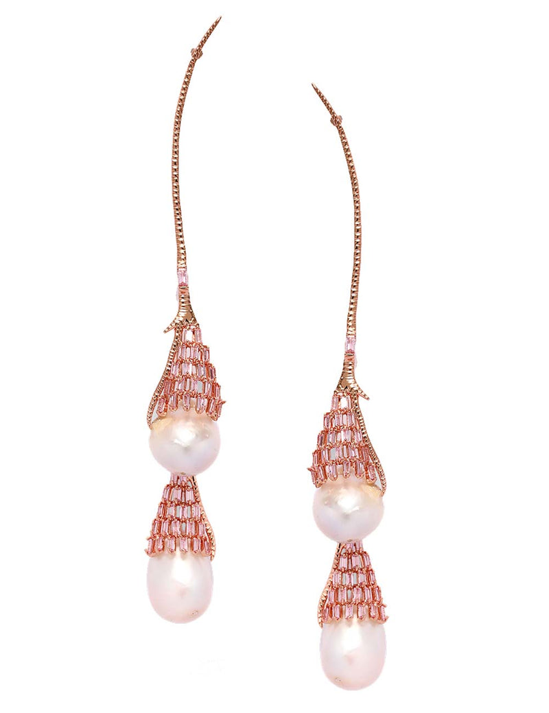 Pearl Ear pendant Earrings