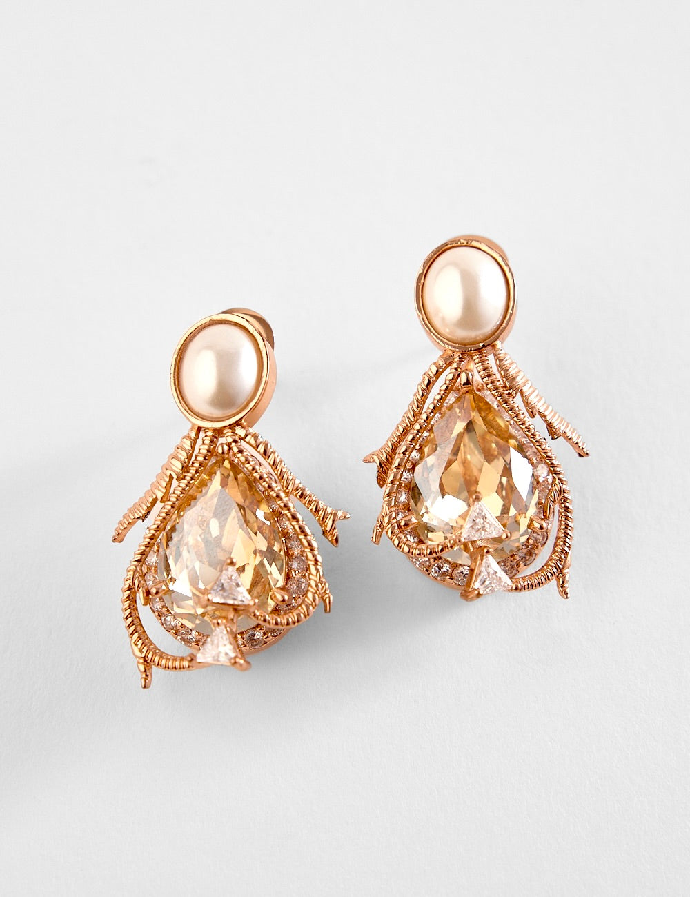 14K Rose Gold PL- Diamond Halo Stud Earrings | Shop 14k Rose Gold Grace  Earrings | Gabriel & Co