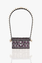 Juhi Godambe In Pico Minaudiere Couture Bag - Midnight Noir