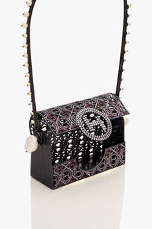 Juhi Godambe In Pico Minaudiere Couture Bag - Midnight Noir