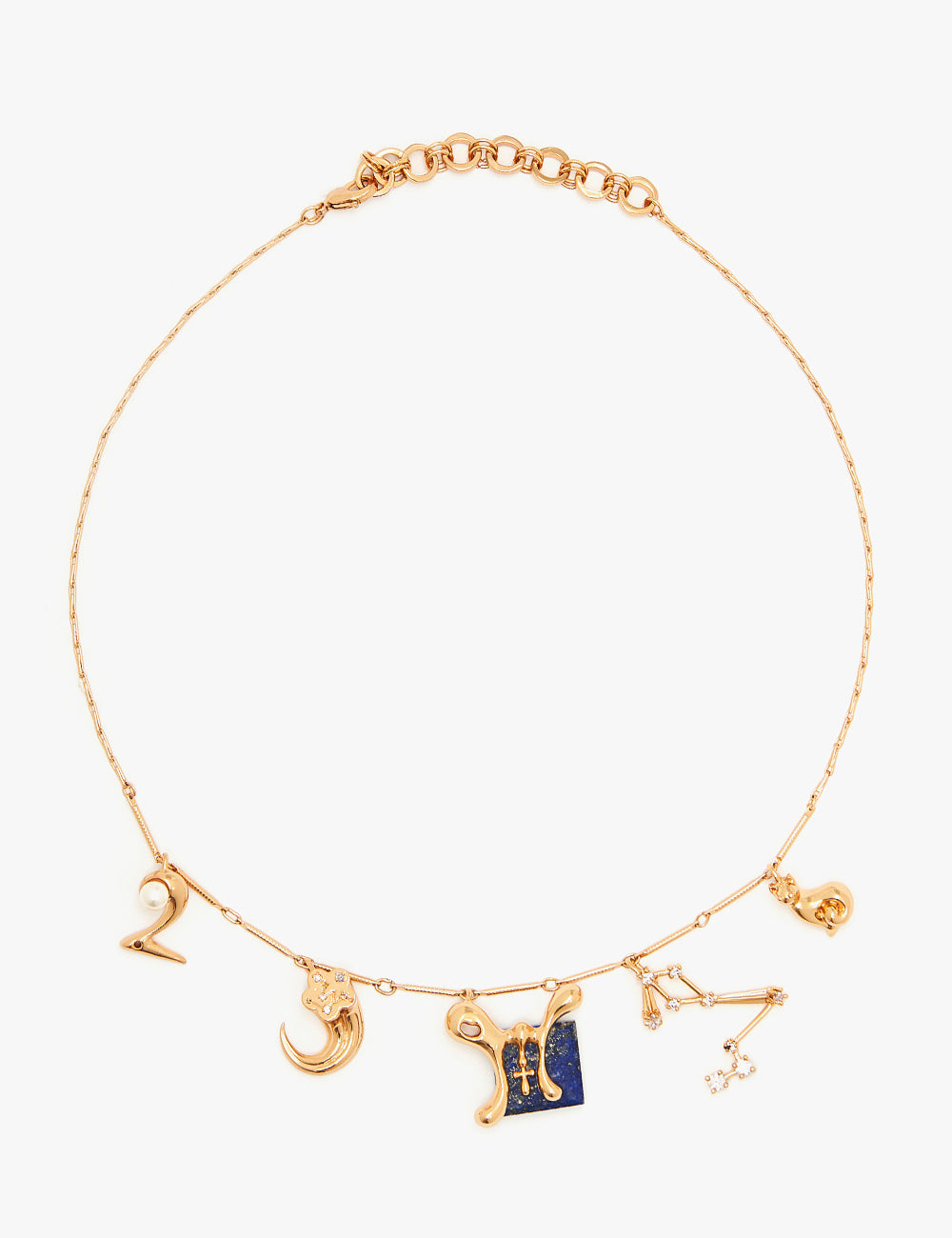 Pisces Zodiac Sign Charm Necklace