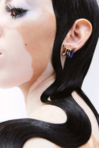 Pisces Zodiac Sign Stud in 22kt Gold