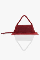 Crystal Furbie Midi Handbag in Promiscuous Red