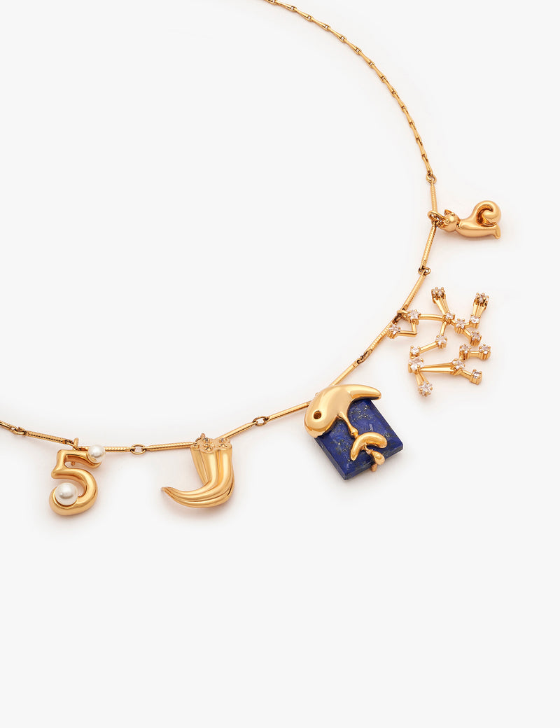 Sagittarius Zodiac Sign Chain Necklace 