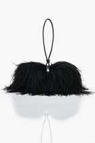 Feather Black Bag