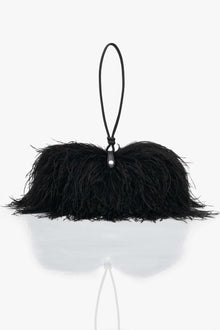 Feather Black Bag