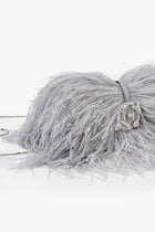 The Scarlet ƒ??Midiƒ?? Bag in Silver Grey