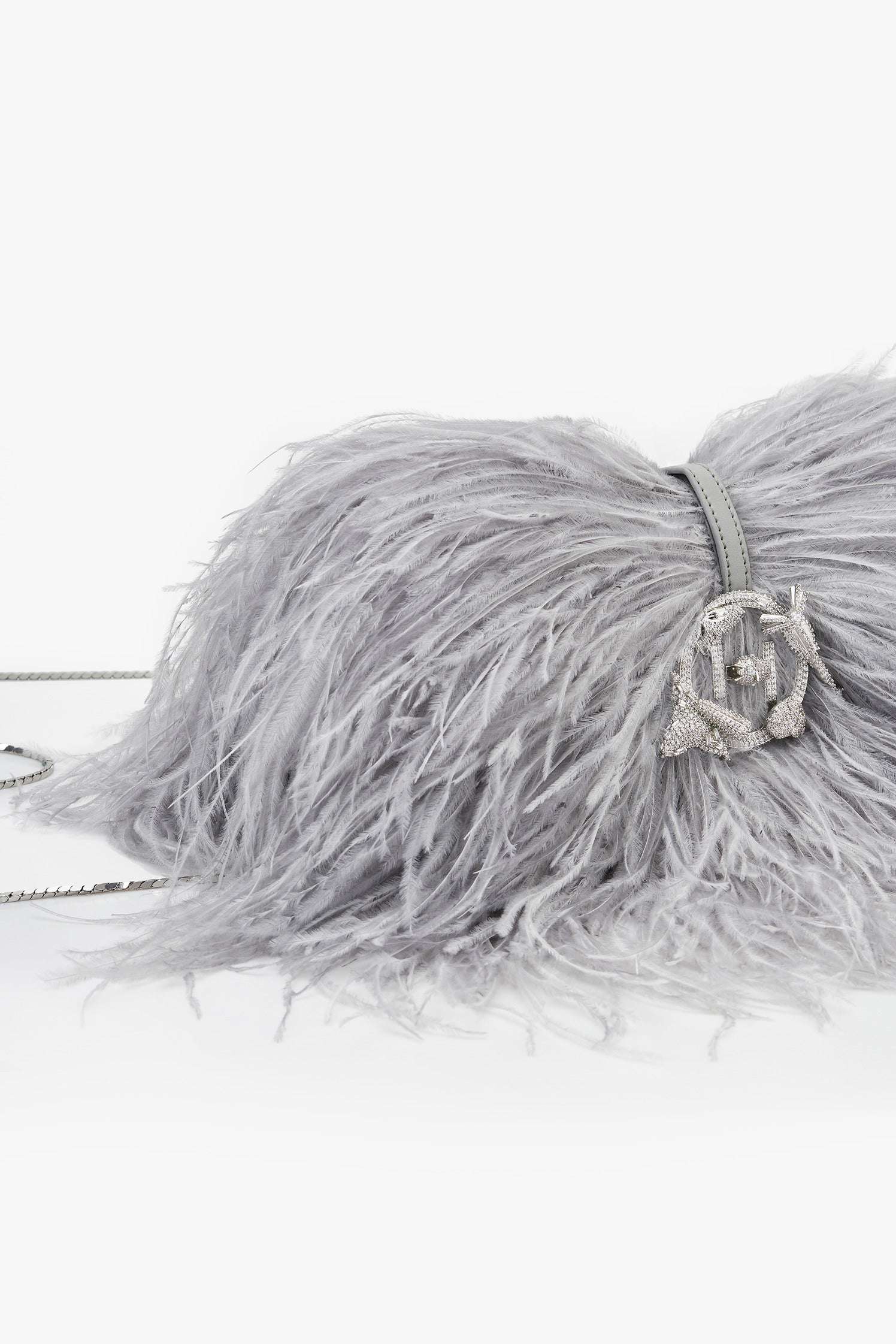 The Scarlet ƒ??Midiƒ?? Bag in Silver Grey