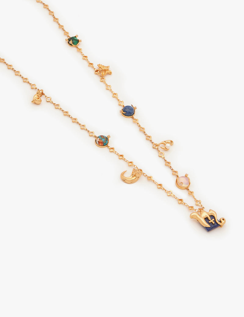 Scorpio Zodiac Sign Necklace
