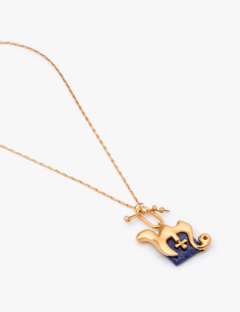 Scorpio Zodiac Sign Pendant in 22kt Gold