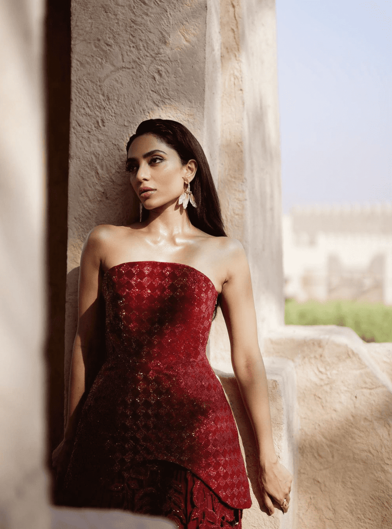 Sobhita Dhulipala Bridal Earrings Look