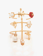 Stacked handcuff bracelet 